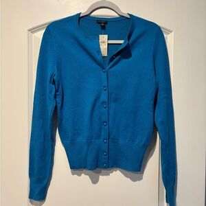 Ann Taylor Vibrant Blue Cardigan Sweater